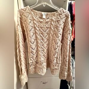 Sundance Beige Knit Sweater